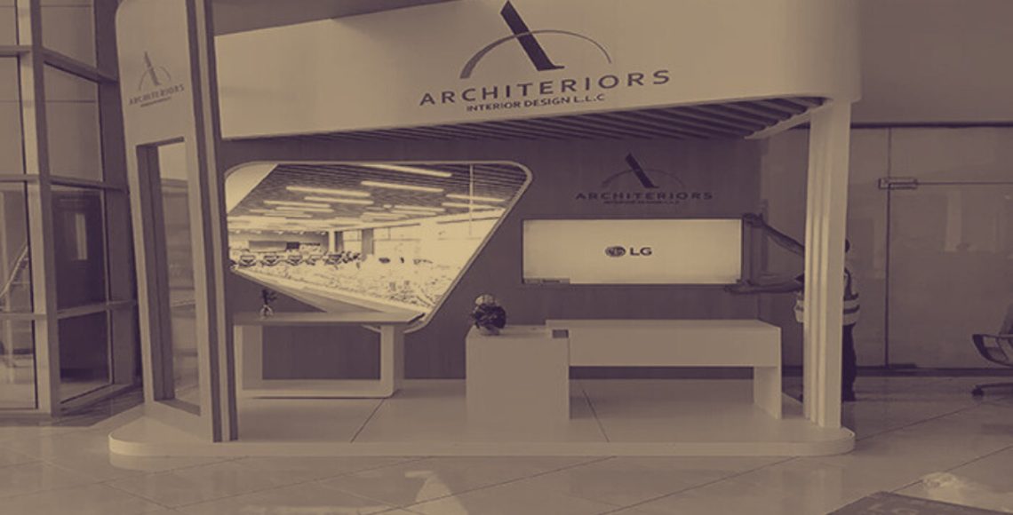 Exhibition stand design in Abu Dhabi.