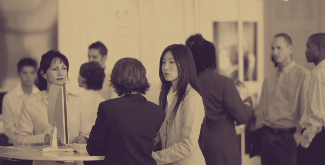 People at vip lounge in the Dubai exhibition show.